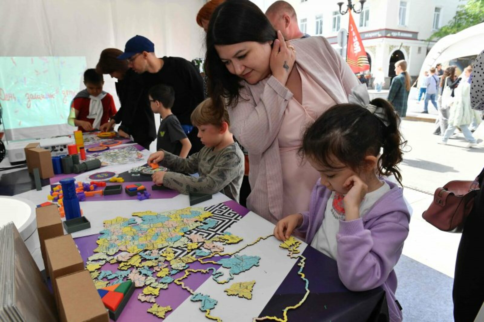 Балалар Башкортстан картасын ясаган!