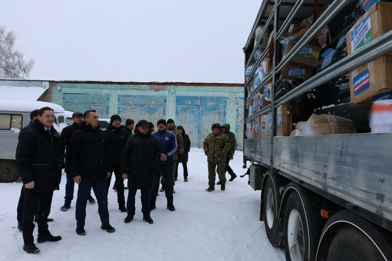 Стәрлетамак шәһәре хакимияте матбугат хезмәте Стәрлетамак СВО зонасына 17нче зур гуманитар конвой җибәрде