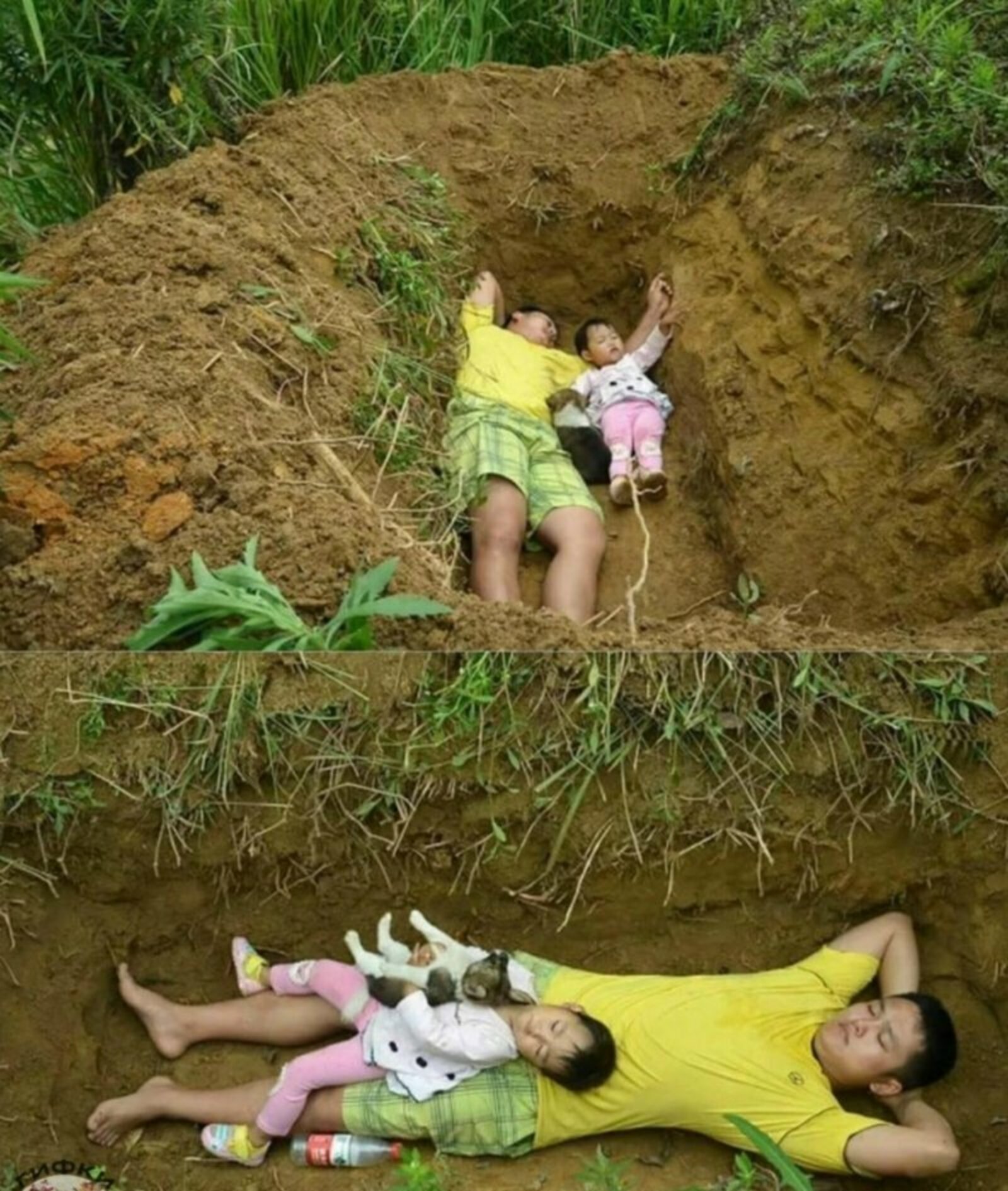 Тере кызына кабер казыган