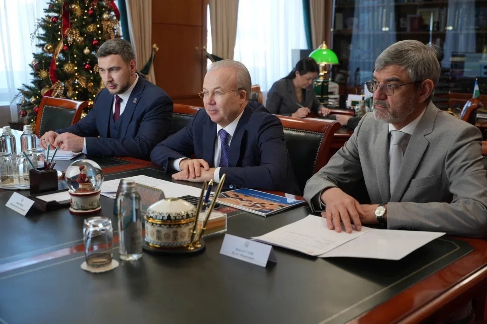 Андрей Назаров Русиянең Го федерациясе вәкилләре белән очрашты