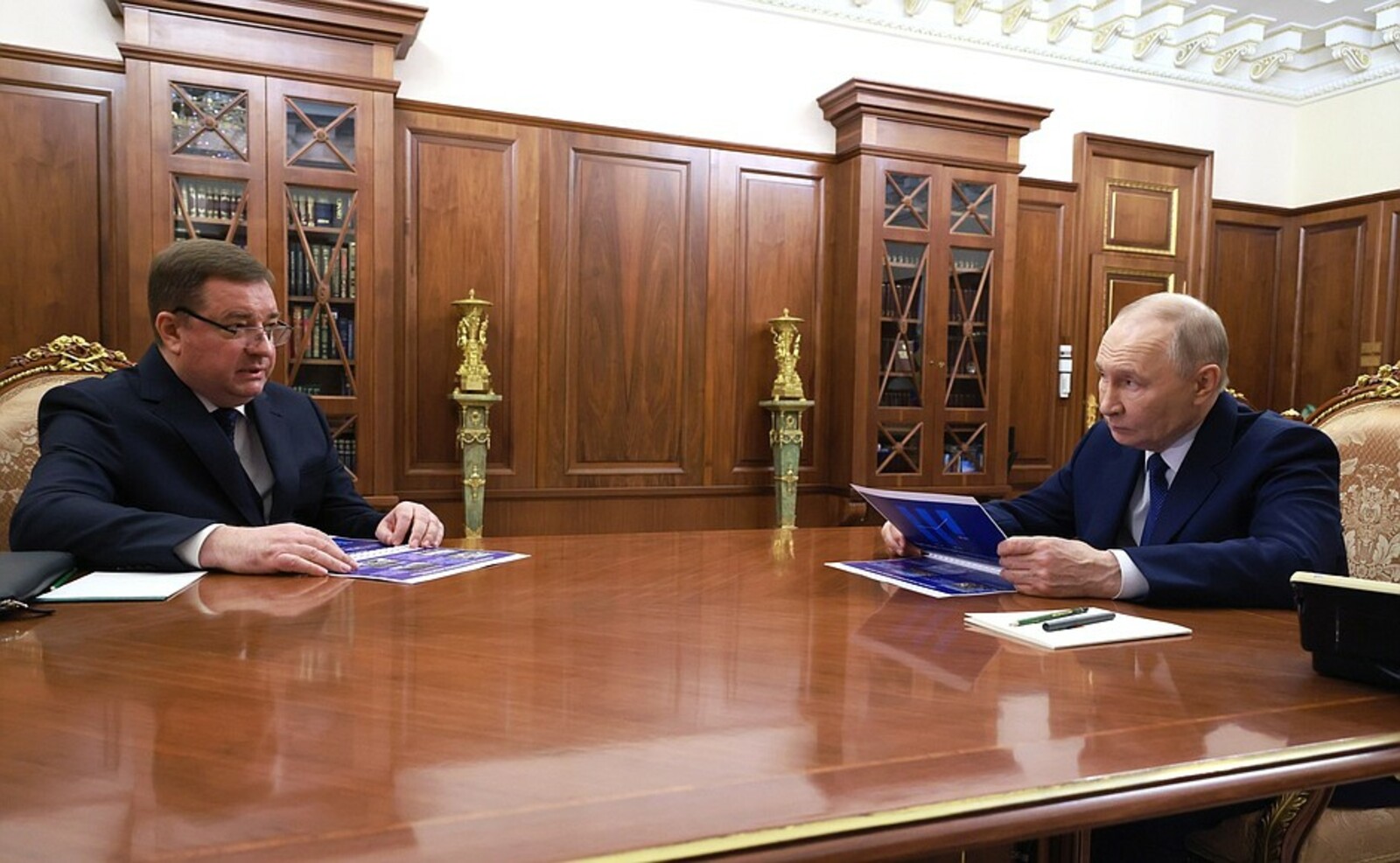 Владимир Путин  Вадим Яковенко белән очрашты