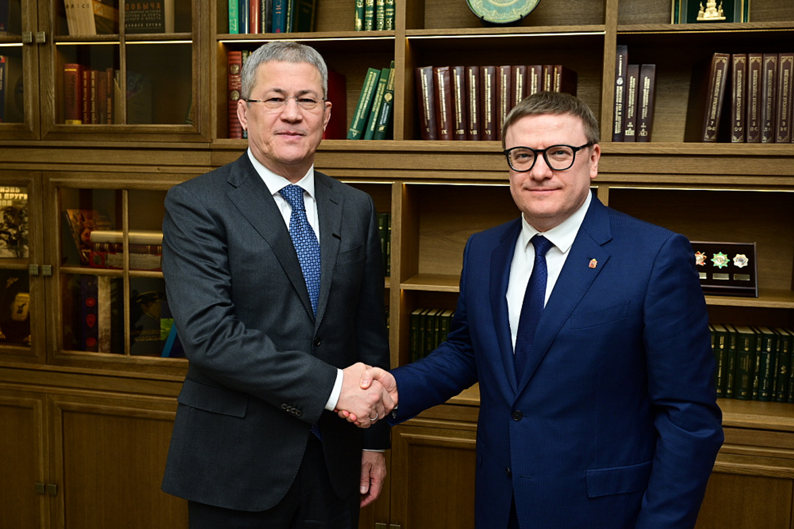 Радий Хәбиров Алексей Текслер белән очрашты